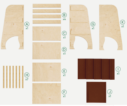 Półka dziecięca na książki i zabawki – duża