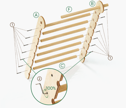 Drabinka trójkątna