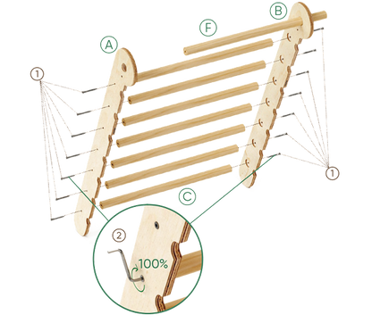 Drabinka trójkątna