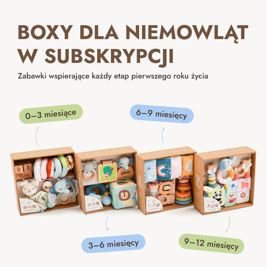 BabyBox — Zestawy do zabawy na pierwszy rok (0–12 miesięcy)