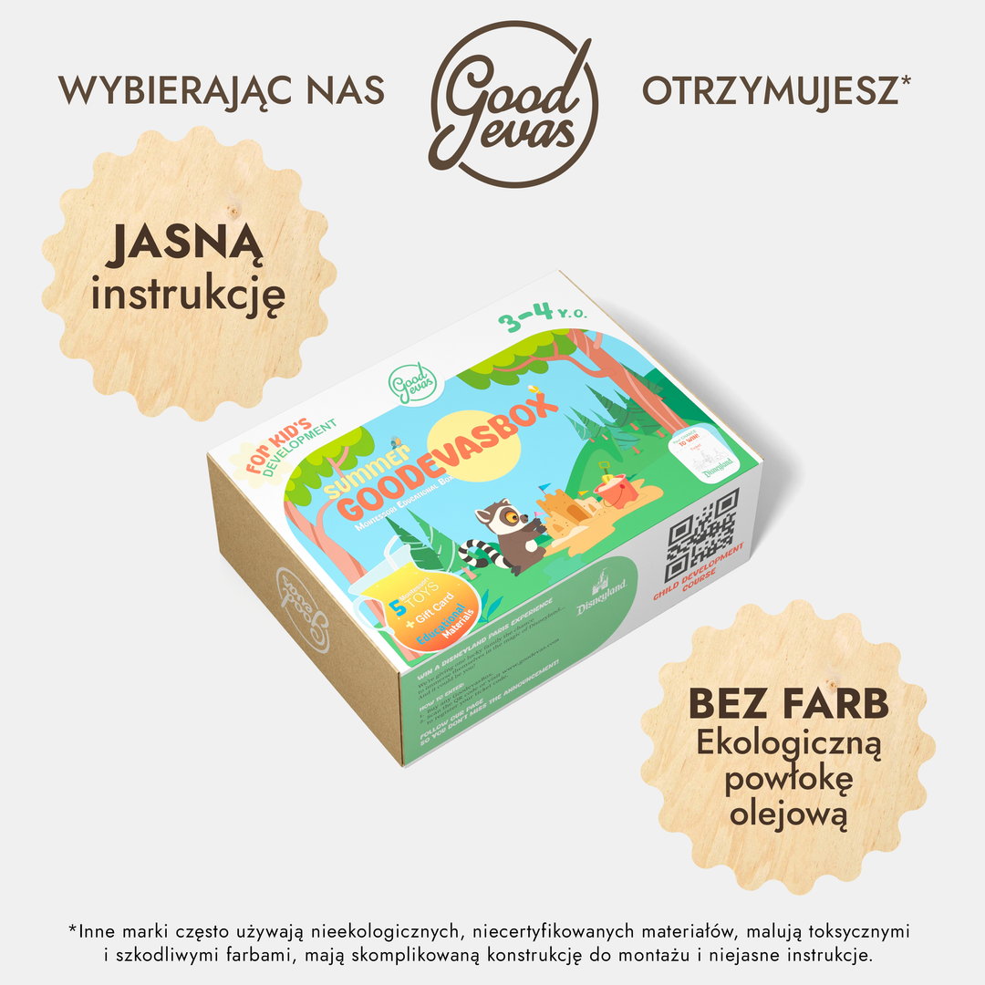Wiosenny zestaw do zabawy (3–4 lata) — GoodevasBox