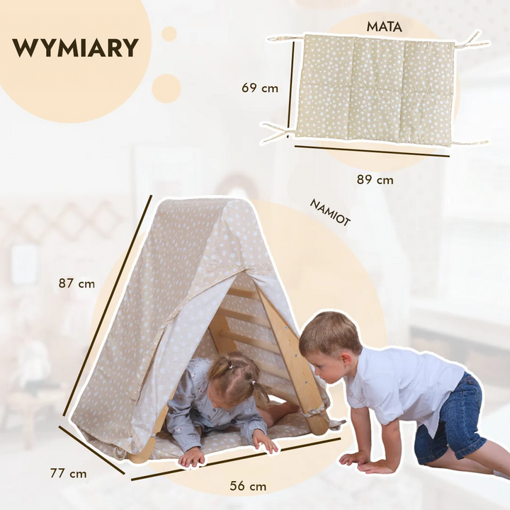 Pokrowiec namiotu z matą do drabinki dwustronnej