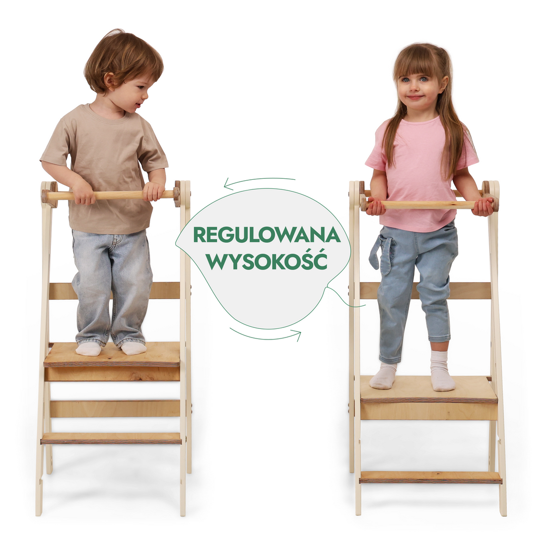 Taboret dziecięcy o regulowanej wysokości