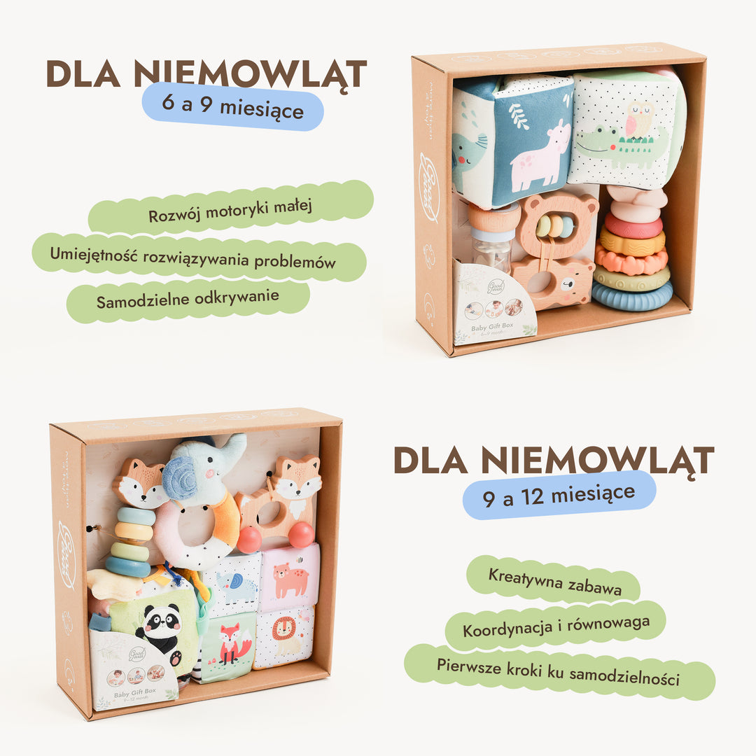 BabyBox — Zestawy do zabawy na pierwszy rok (0–12 miesięcy)