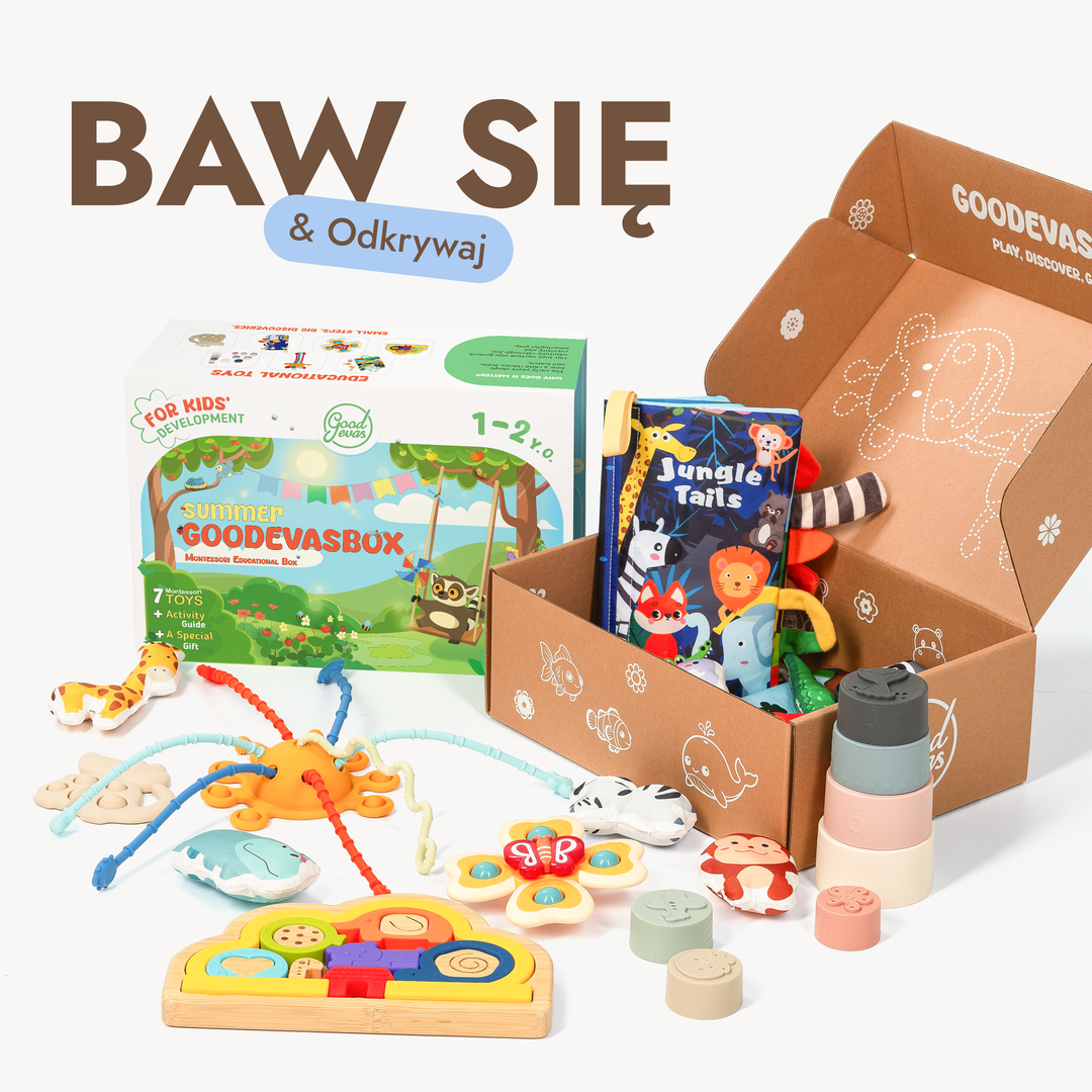 Letni zestaw zabawek dla dzieci (1–2 lata) — GoodevasBox