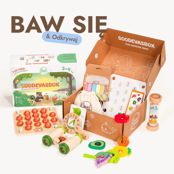 Letni zestaw zabawek dla dzieci (3–4 lata) — GoodevasBox