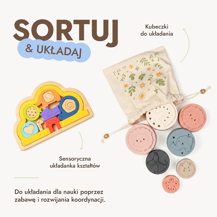 Letni zestaw zabawek dla dzieci (1–2 lata) — GoodevasBox