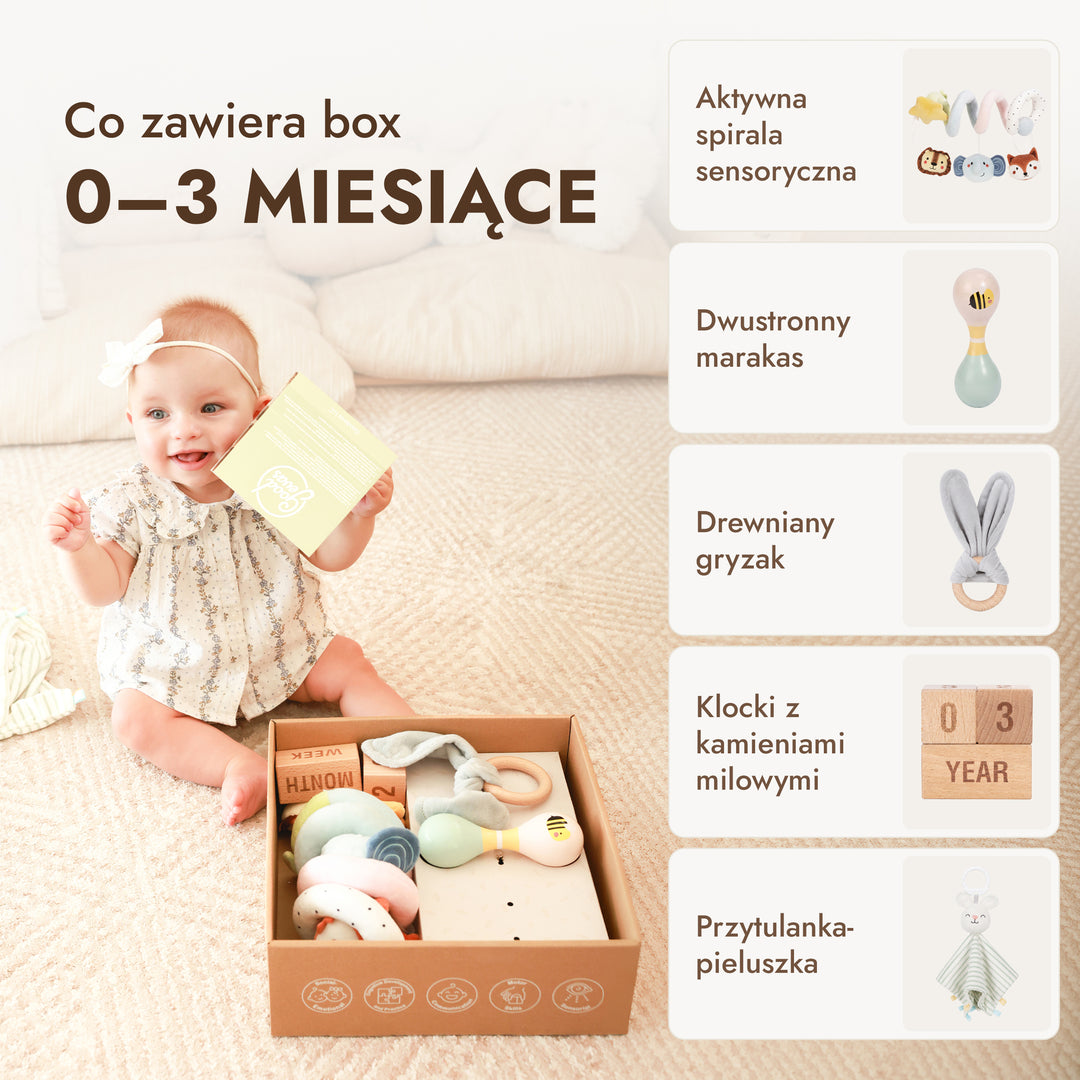 BabyBox — Zestawy do zabawy na pierwszy rok (0–12 miesięcy)
