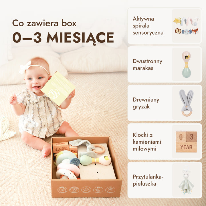 BabyBox — Zestawy do zabawy na pierwszy rok (0–12 miesięcy)