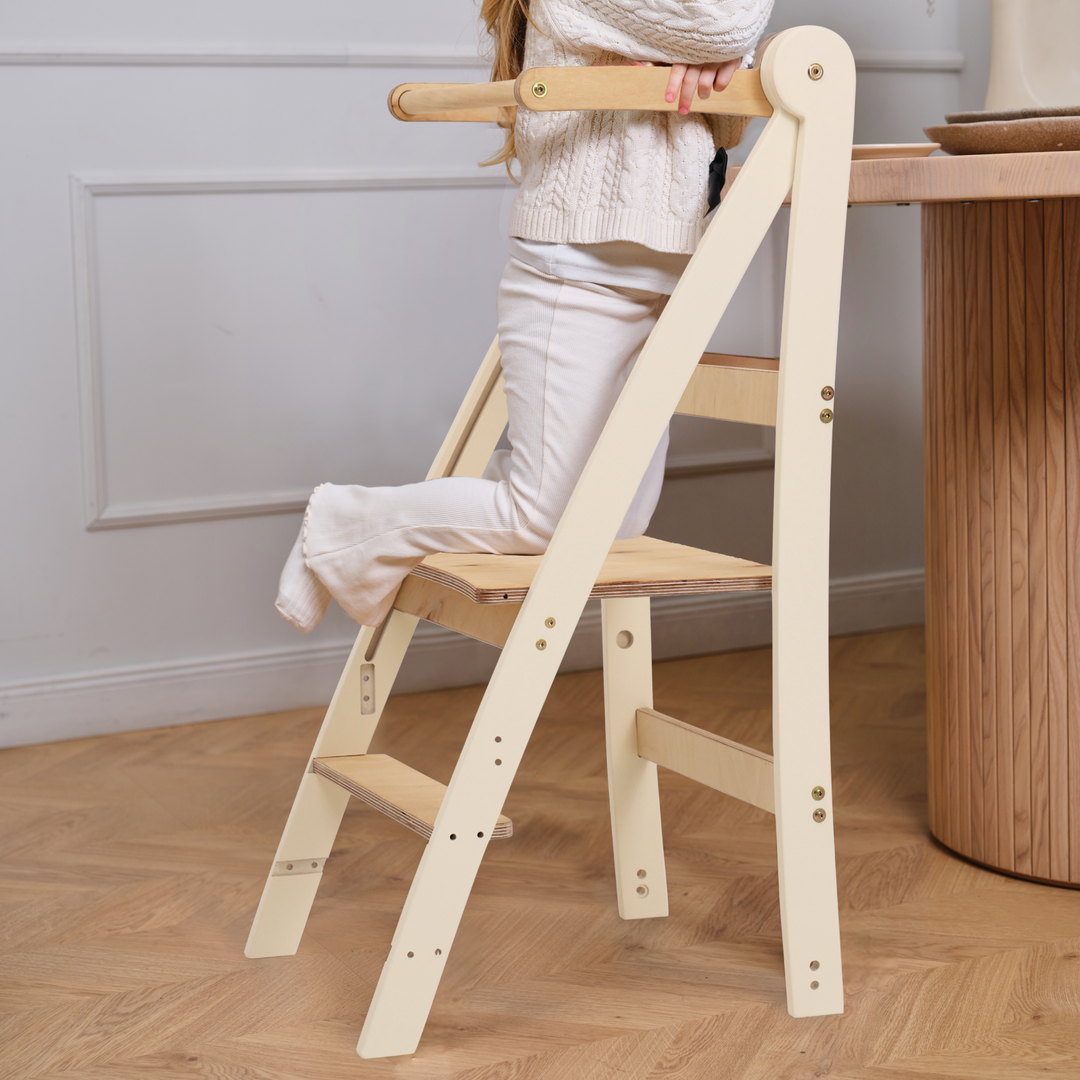 Taboret dziecięcy o regulowanej wysokości