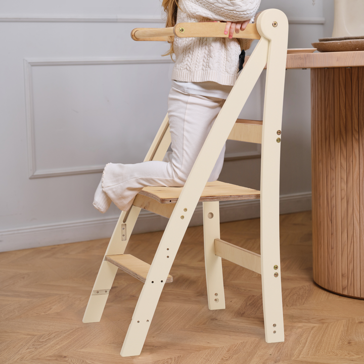 Taboret dziecięcy o regulowanej wysokości