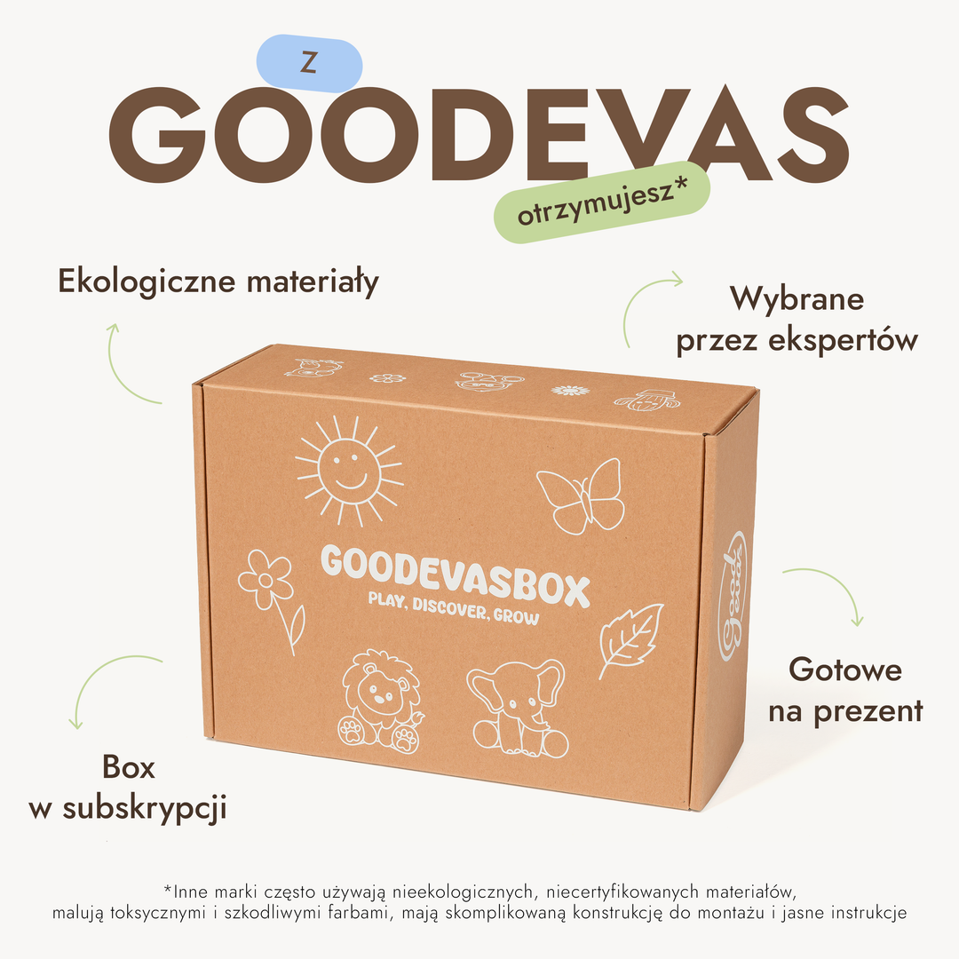 Letni zestaw zabawek dla dzieci (3–4 lata) — GoodevasBox