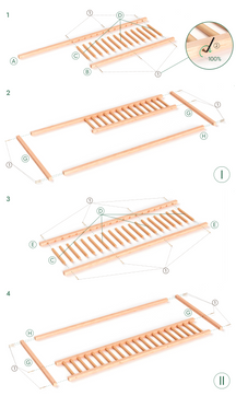Łóżko w kształcie domku