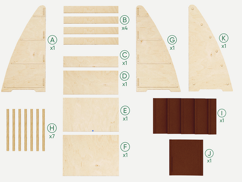 Średnia półka dziecięca na książki i zabawki