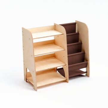 Półka dziecięca na książki i zabawki – duża