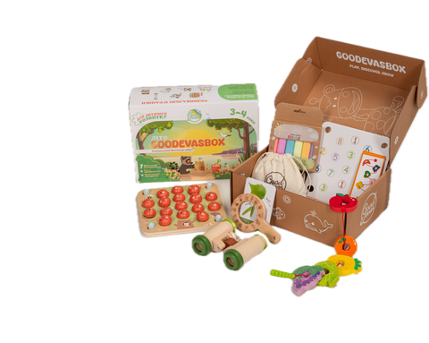 Letni zestaw zabawek dla dzieci (3–4 lata) — GoodevasBox