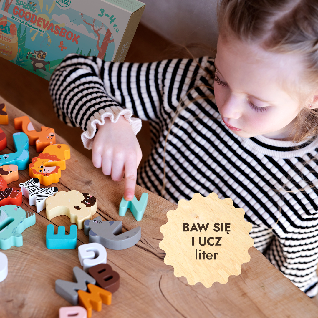 Wiosenny zestaw do zabawy (3–4 lata) — GoodevasBox