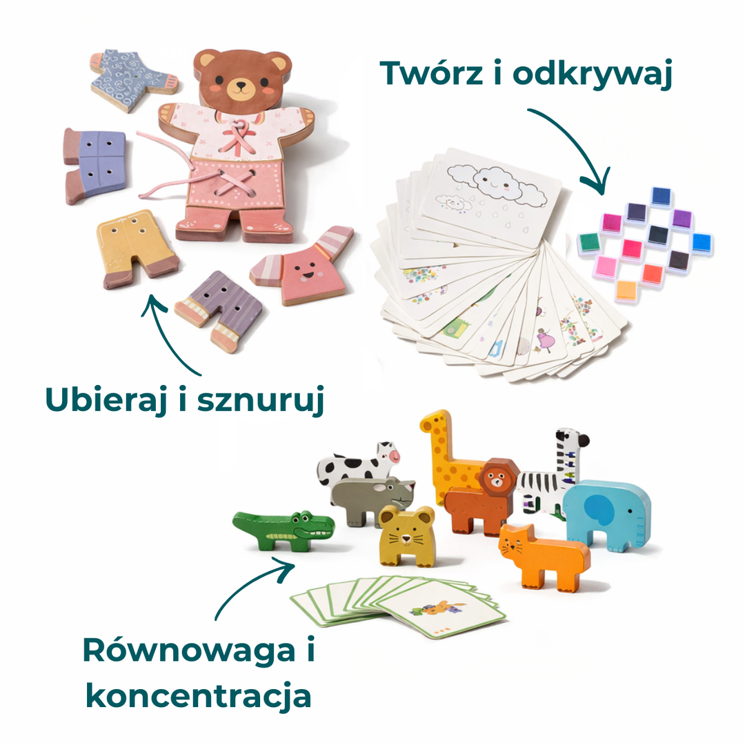 Wiosenny zestaw do zabawy (3–4 lata) — GoodevasBox