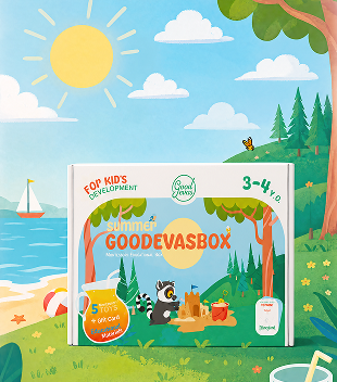 Letni zestaw zabawek dla dzieci (3–4 lata) — GoodevasBox
